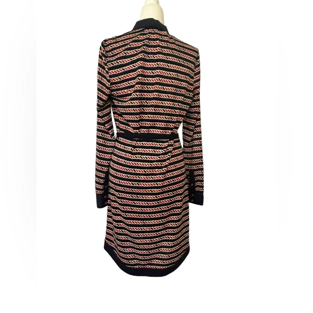 TORY BURCH Striped Mini Dress size: medium - Picture 3 of 11